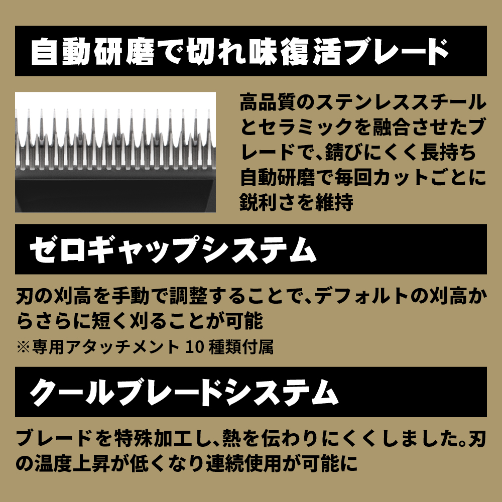 JRL FF2020C バリカン - トリコインダストリーズ