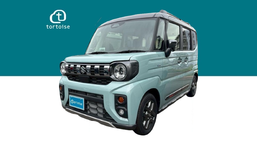 スズキ スペーシアギア HYBRID XZ オフブルーメタリック/ミネラル