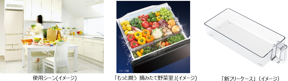 業界初！ スリム幅60cmで501Lの大容量。食材のまとめ買いにも便利な