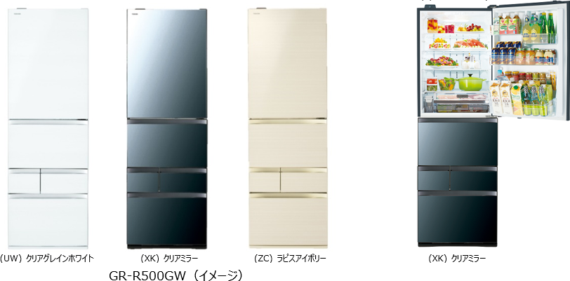 業界初！ スリム幅60cmで501Lの大容量。食材のまとめ買いにも便利な