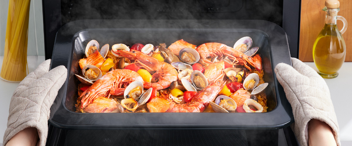 深皿調理 | 商品特長 | 石窯ドーム | 電子レンジ/オーブンレンジ