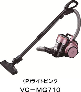 新採用のヘッドブラシ毛で拭き取り性能を高めたサイクロン式クリーナー