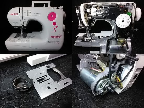ジャノメミシンの故障｜ヌイキルP-800｜モデル661型の修理例 | tetetta