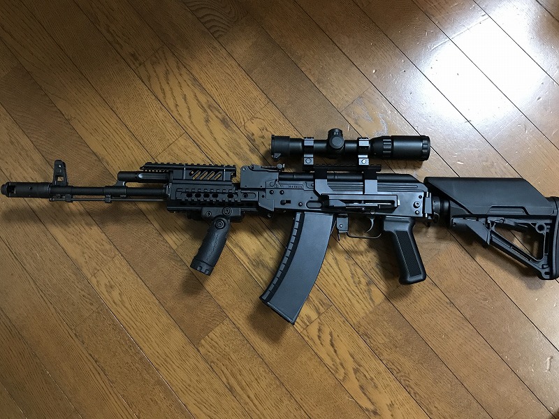 AK74MNのタクティカルカスタム計画!! | サバイバルゲームチーム飛龍