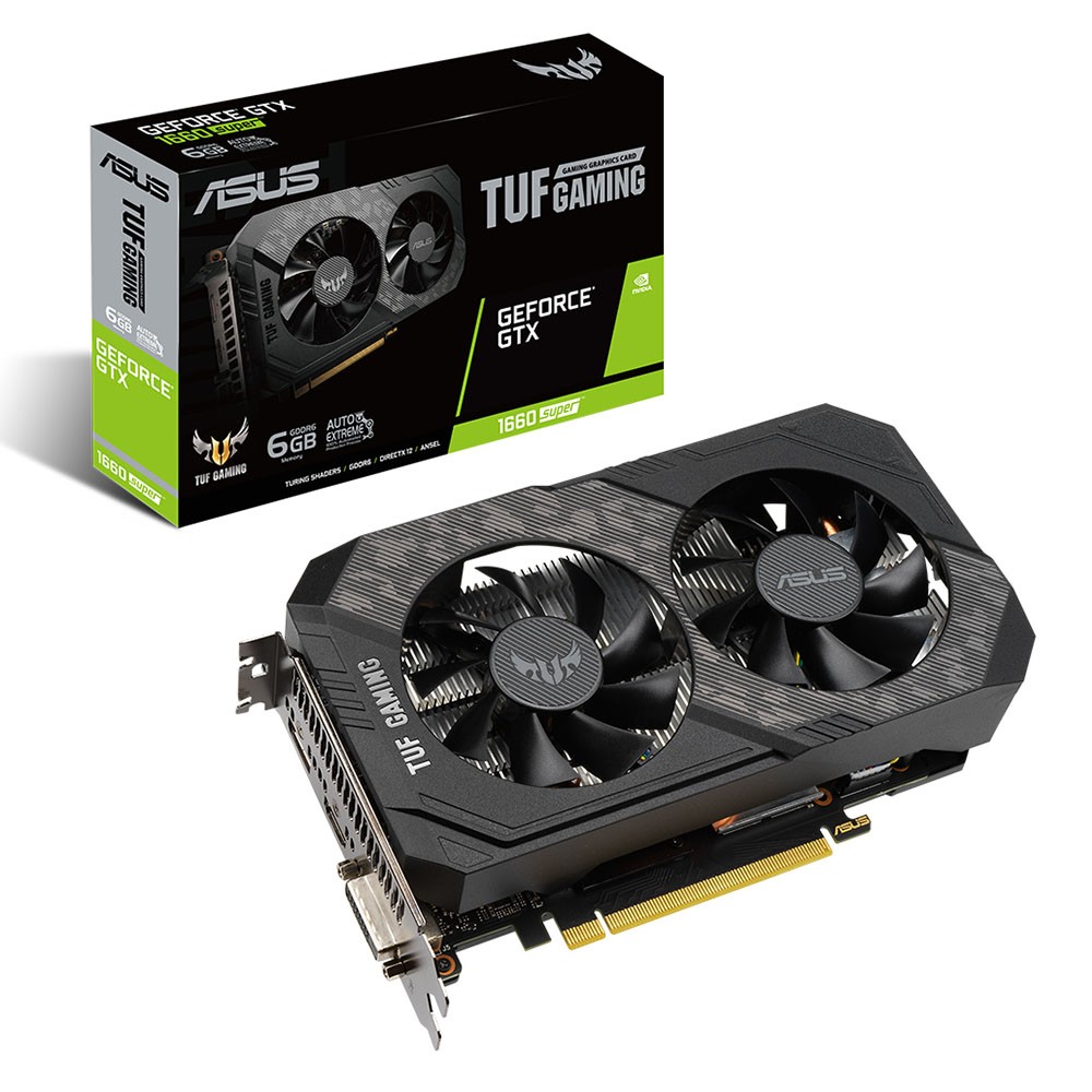 ASUS GeForce TUF GTX 1660 SUPER GAMING 6GB GDDR6 192Bit DX12 Ekran
