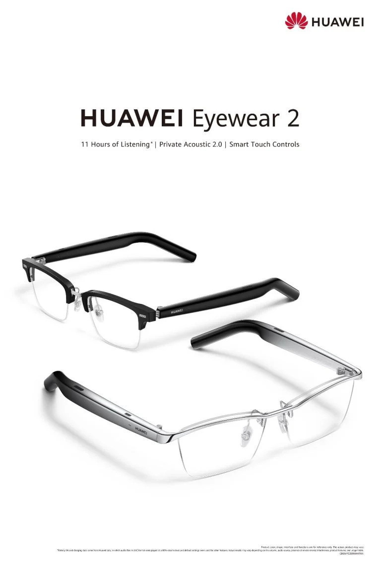 イヤホン内蔵メガネHUAWEI Eyewear 2発表。最大11時間再生に大幅延長