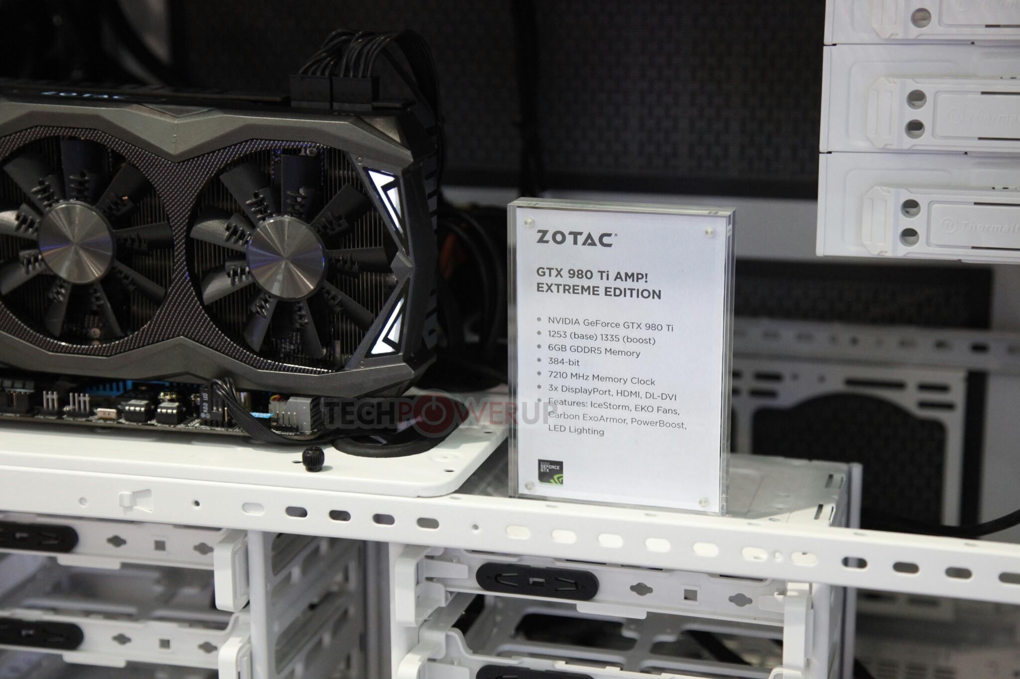ZOTAC Gives the GeForce GTX 980 Ti a Massive 25% Factory Overclock