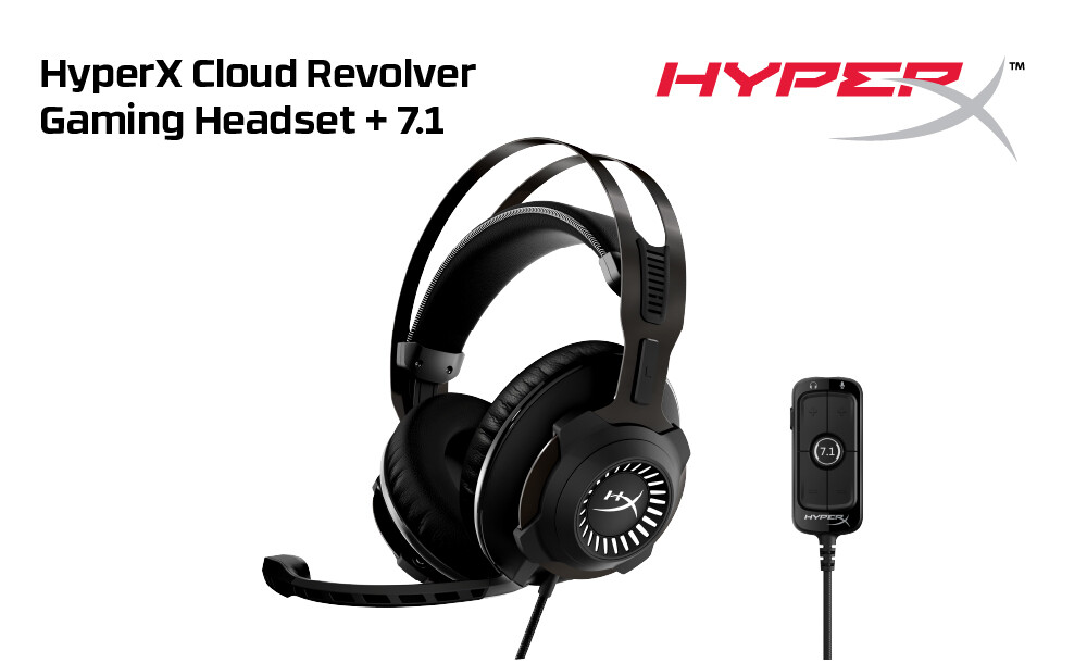 HyperX Releases Cloud Revolver Gaming Headset with 7.1 Surround