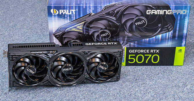 Palit GeForce RTX 5070 GamingPro OC Review - Temperatures & Fan