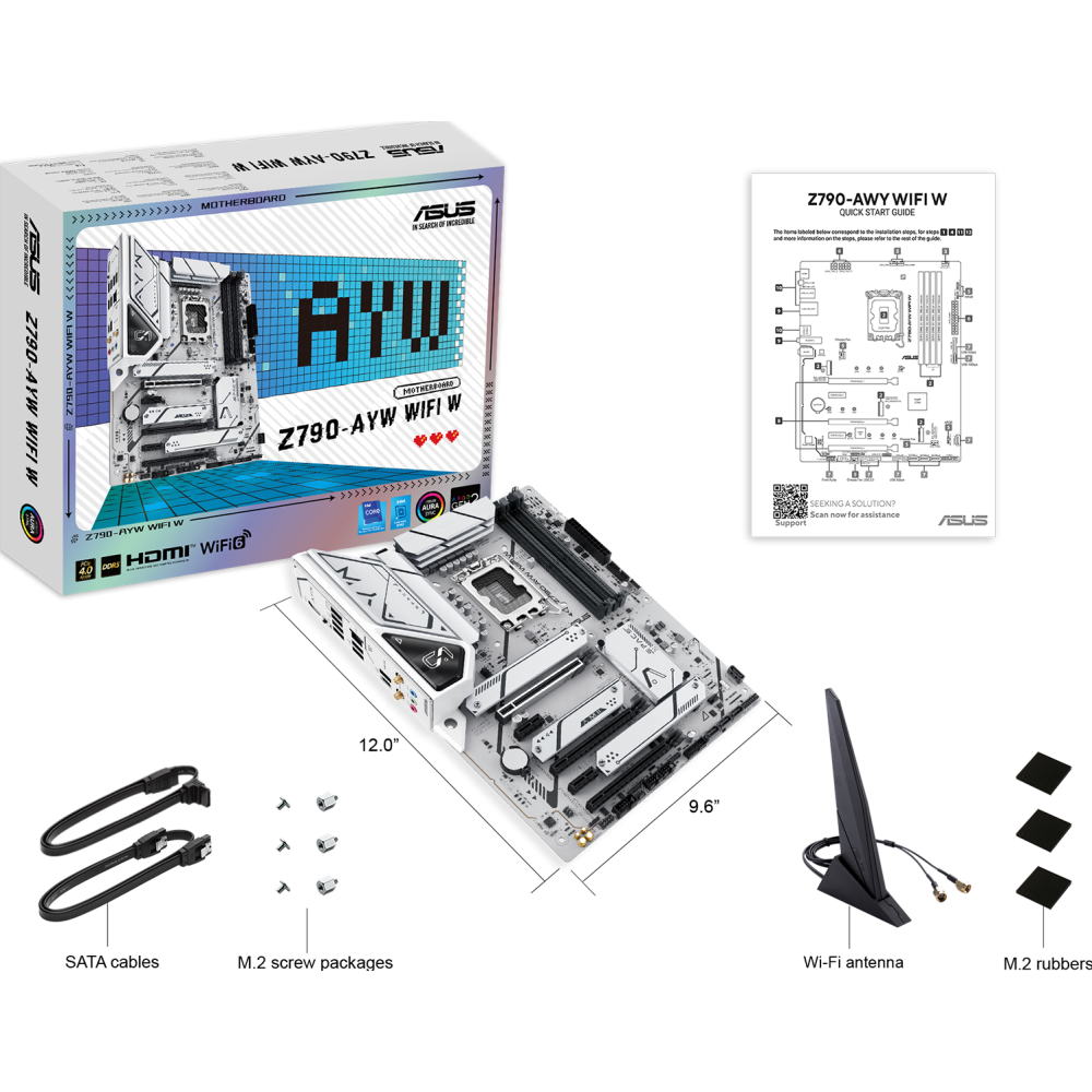 Z790-AYW WIFI W ― Intel® Z790 チップセット搭載ATXマザーボード