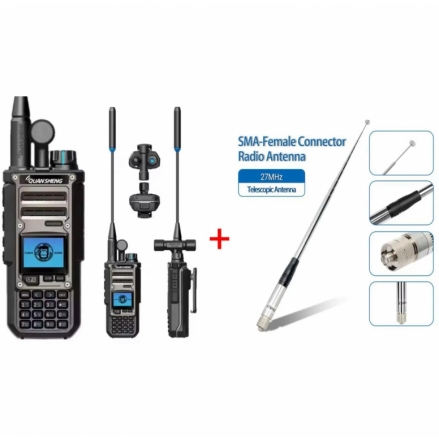 QUANSHENG TK11(8) 27 mhz ANTEN İLE - Telsiz Sepeti, Telsizler