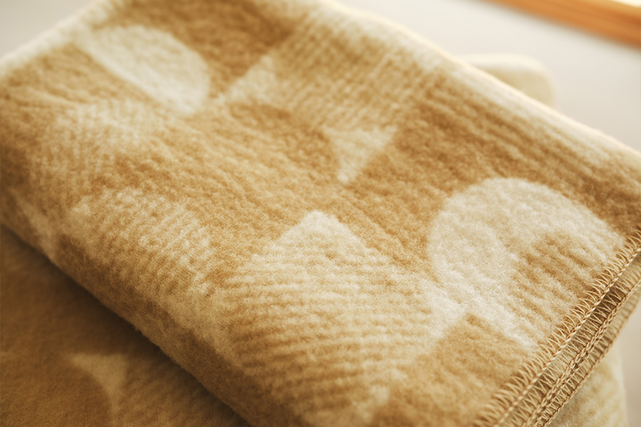 ウールラウンドスクエアケット: ｜オーガニックコットンタオル・ギフト