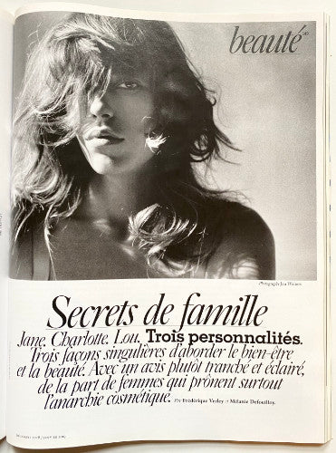 French Vogue Jane Birkin family life and iconic images – Te Plus Te