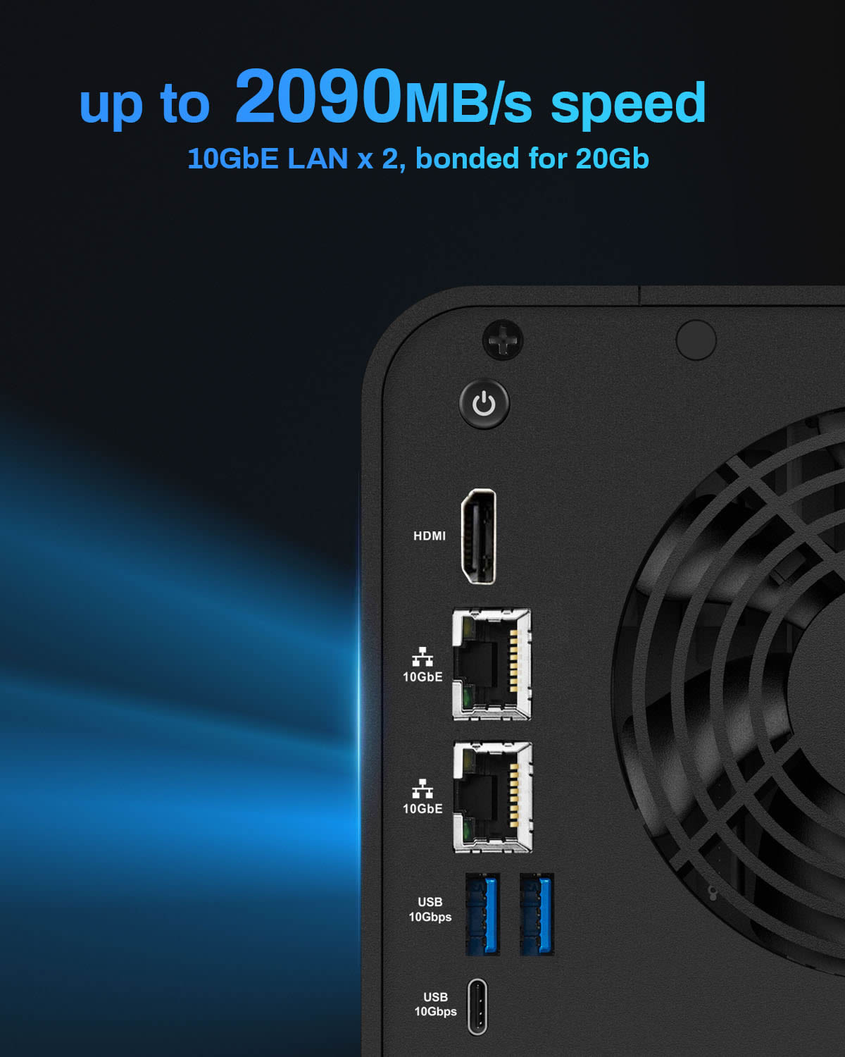 Terramaster F4-424 Max Dual 10GbE Ports NAS Storage – TerraMaster