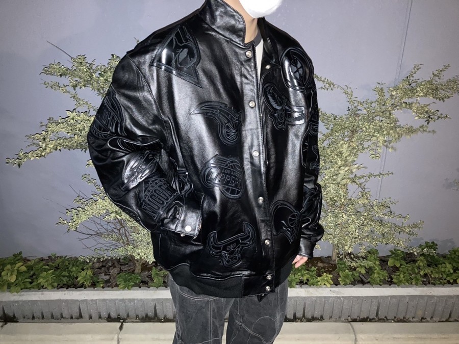 激レア JEFF HAMILTON ジェフハミルトン ミッキーレザー スタジャン 激