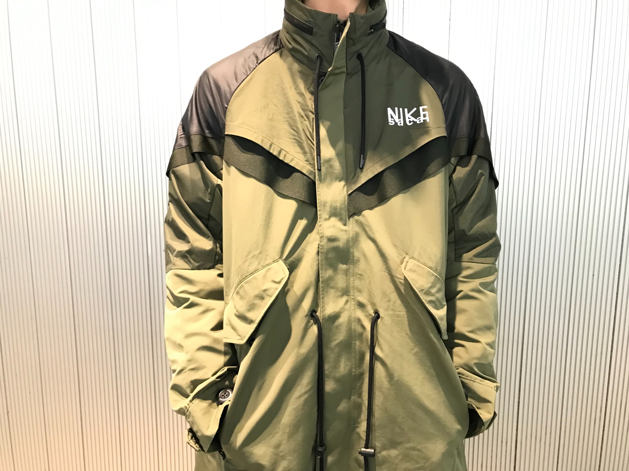 NIKE×sacai/ナイキ×サカイ】よりトレンチジャケットが買取入荷