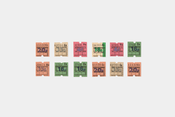 イギリス ヴィンテージバスチケット 12枚入り (07151865)