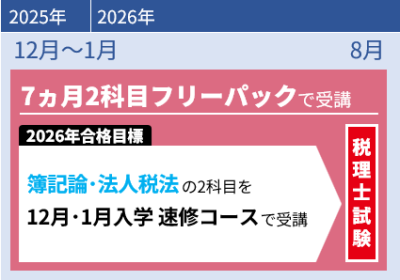 本科生・パック生 | 税理士 ｜資格の学校TAC[タック]