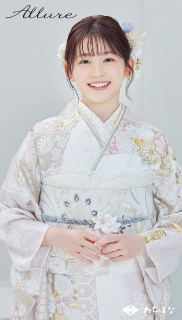 久間田 琳加 ×Allure（アリュール）の振袖-白|成人記念の新作振袖