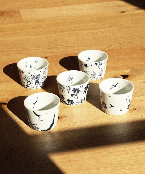 髑髑お猪口 5個セット - 横尾忠則オンラインショップ