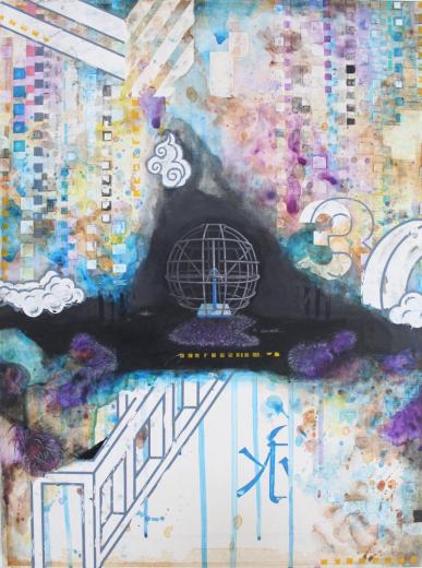 琴引回廊にある暖炉Fireplace in Kotohiki Corridor|深澤雄太Yuta Fukazawa