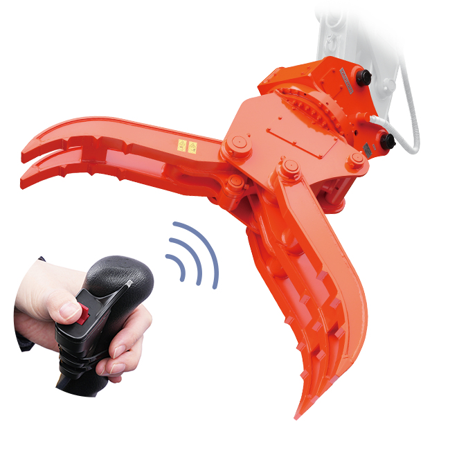 全旋回グラスパー VSD | TAGUCHI | タグチ工業 | 建機アタッチメント