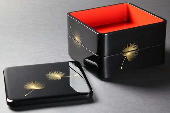 m*n様 限定価格 未使用品 輪島塗 二段重箱 飛花沈金 m*n様 限定価格 未