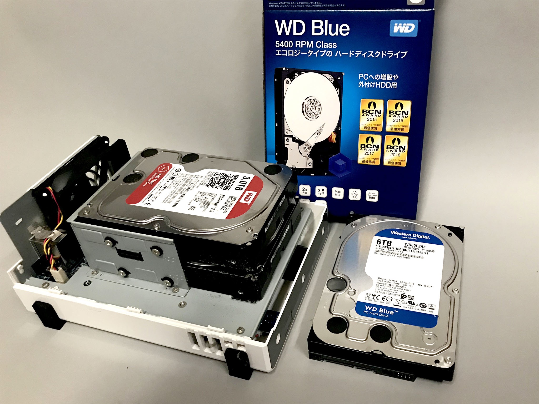 Synology DS216jのストレージ容量アップ〜HDD交換からデータ復旧までの