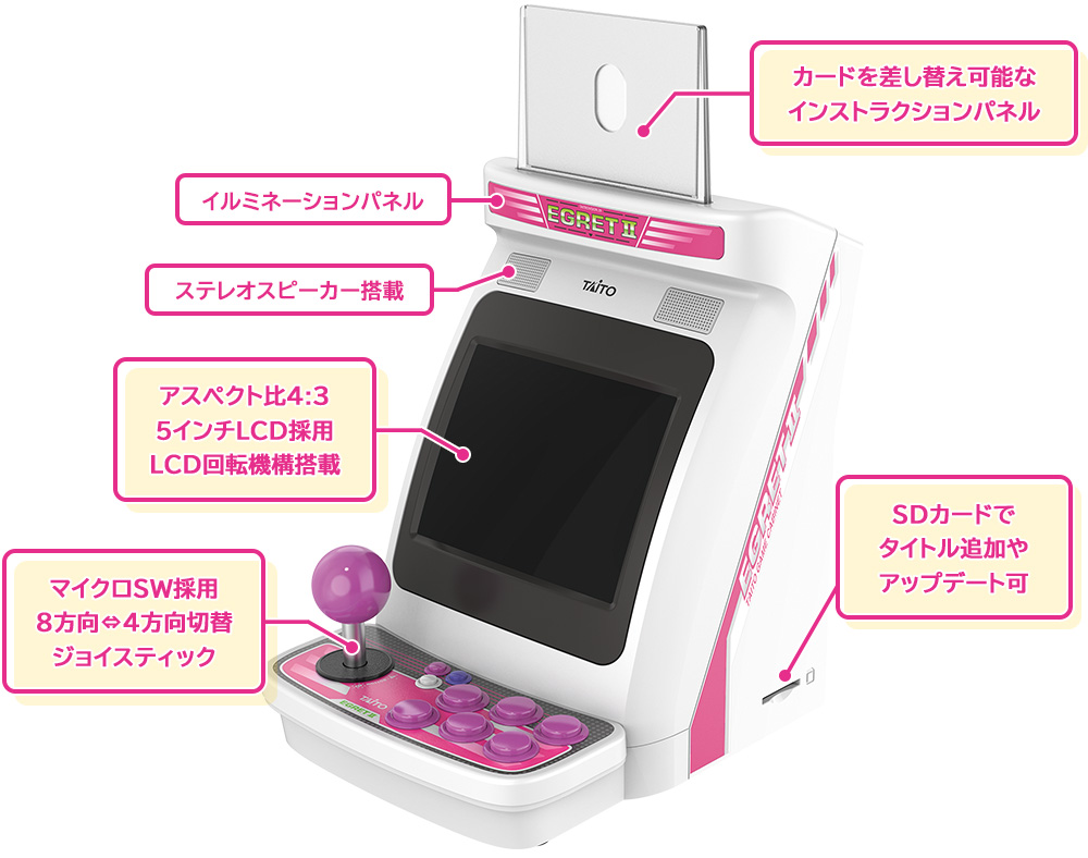 PRODUCT ─製品情報─ | EGRETⅡ mini | 株式会社タイトー