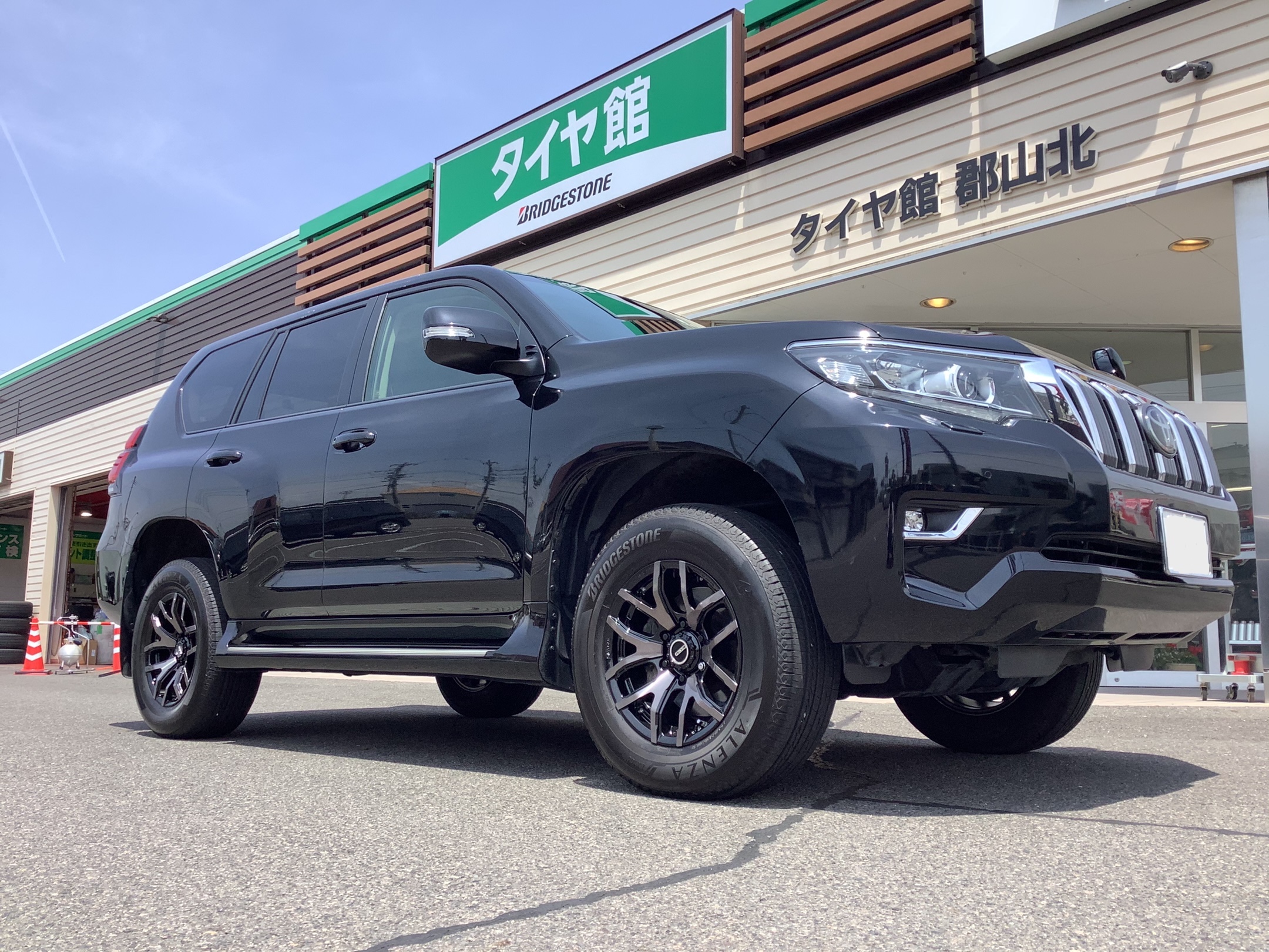 ランクルプラド RAYS チームデイトナ FDX F6 【タイヤ館郡山北