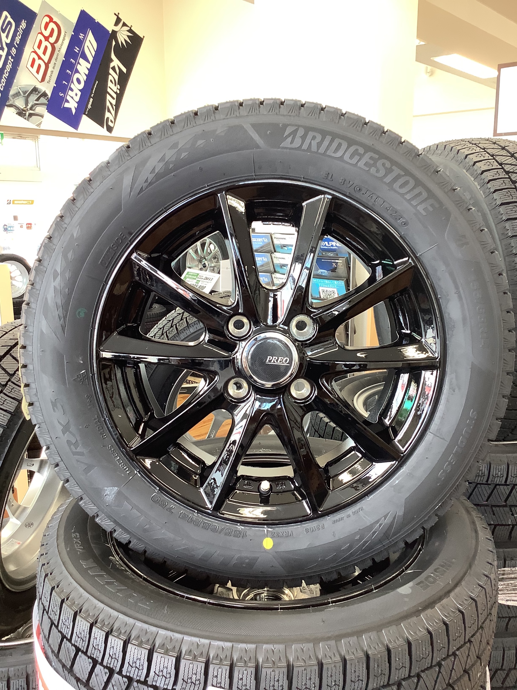 タント！N-BOX！冬タイヤホイールセット品お持ち帰り出来ます