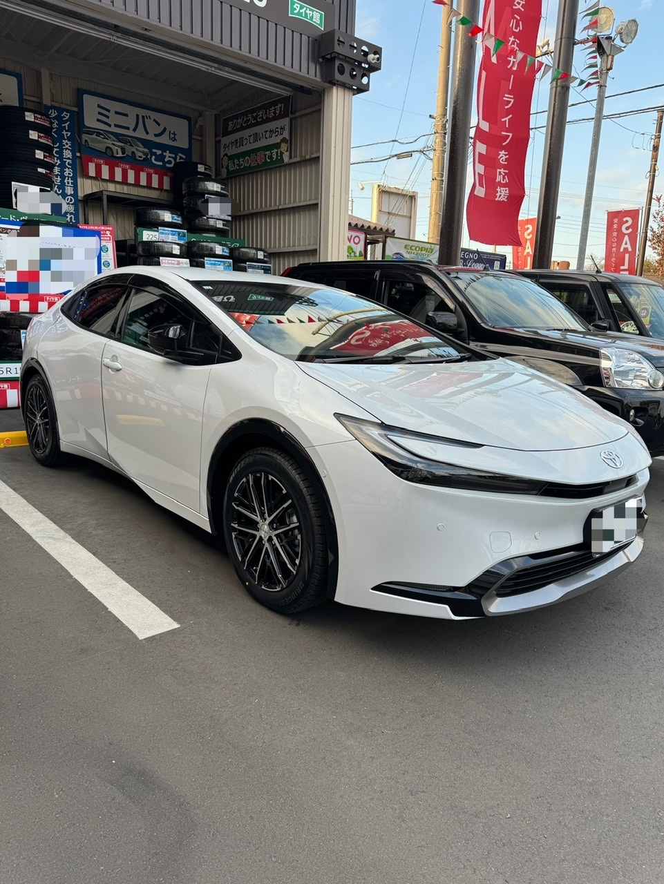 トヨタ 60 プリウス】スタッドレスホイールセットお取り付けです