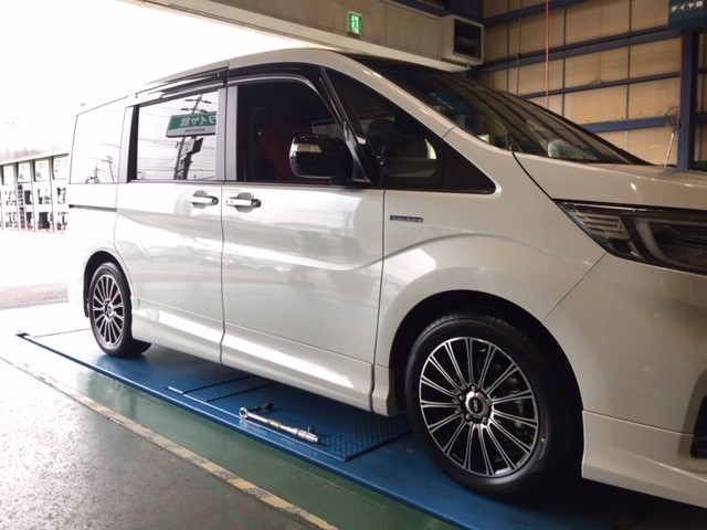 ステップワゴン】 無限アルミホイール取り付け | 店舗おススメ情報