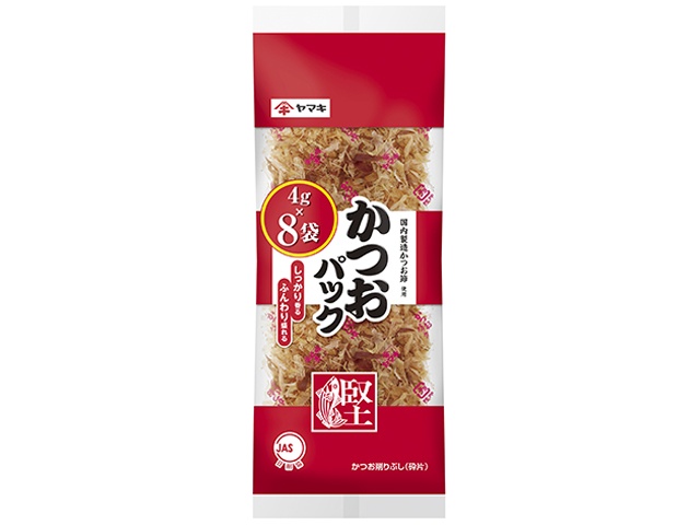 ヤマキ かつおパック 4g×8p (4903065041086) の仕入れ・箱買いなら激安