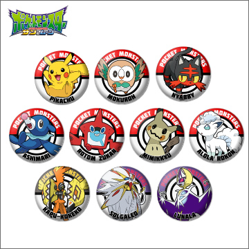 ポケモン缶バッチ サン＆ムーン｜商品情報｜タカラトミーアーツ