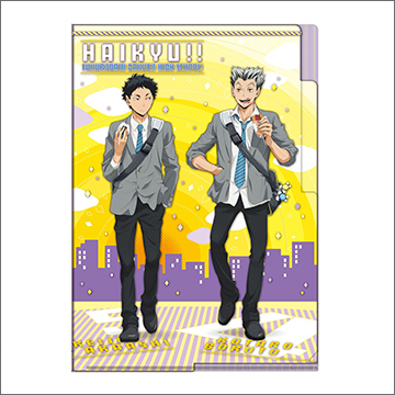 ハイキュー!! 3ポケットクリアファイル 下校 木兎＆赤葦｜商品情報