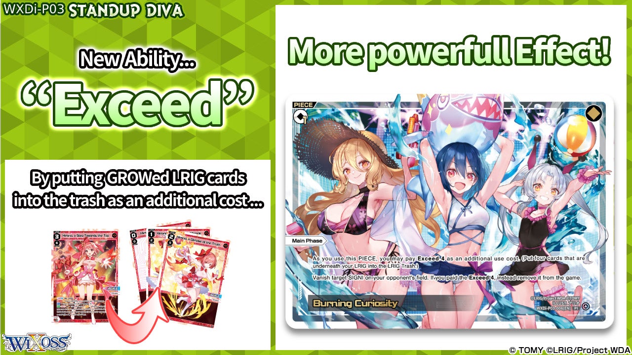 4th Booster Pack STANDUP DIVA｜Products｜WIXOSS-ウィクロス- | TOMY