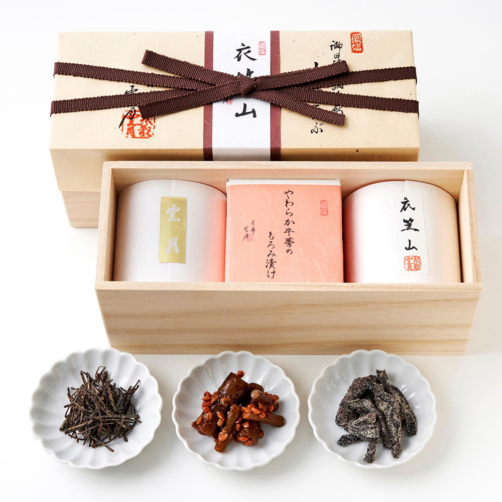 小松こんぶ・衣笠山・やわらか牛蒡のもろみ漬け詰合せ | 商品詳細