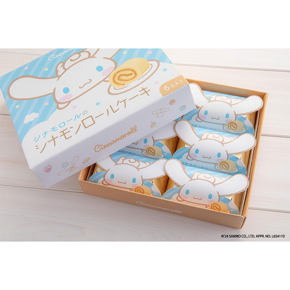 ホワイトデー】シナモロールのシナモンロールケーキ（6個入り） | 商品