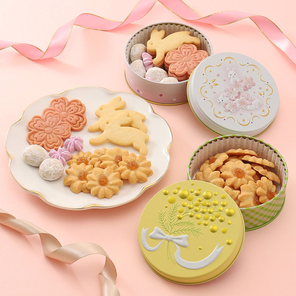 桜とうさぎ＆ミモザクッキー缶 | 商品詳細 | 高島屋オンラインストア