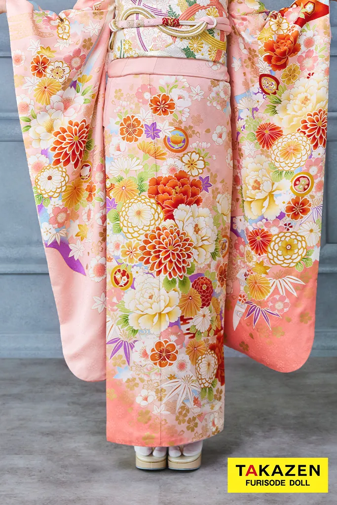 安い！正統派古典 ピンク 菊柄 かわいい はんなり 上品 おしとやか