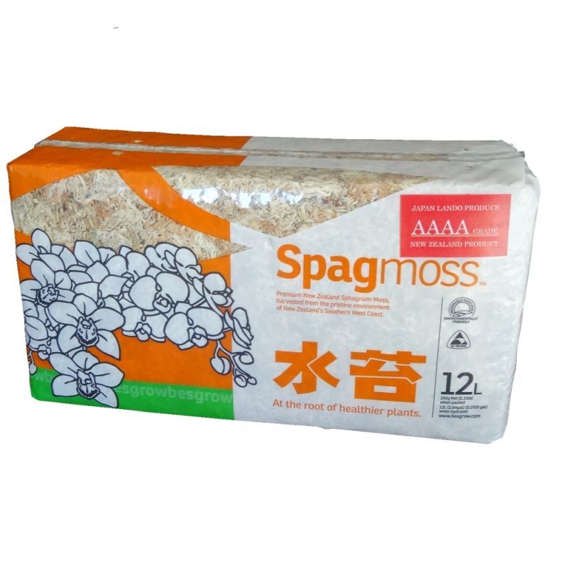 品薄]ニュージーランド産ミズゴケAAAA級【150g（12L）】プレミアム水苔