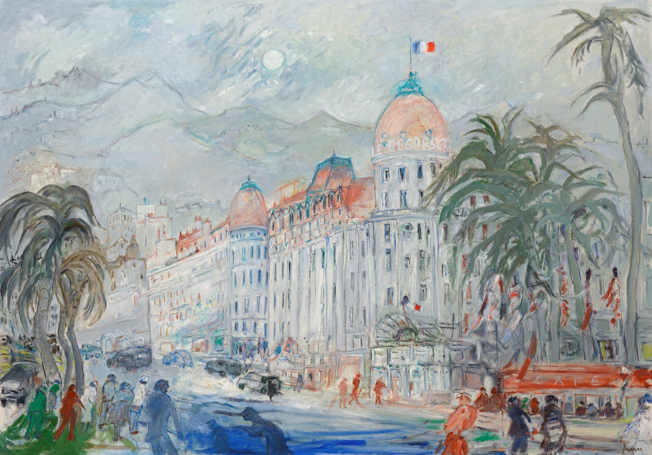 ジャン・フサロ「フサロ展より」ペン画 ジャン・フサロ「フサロ展より