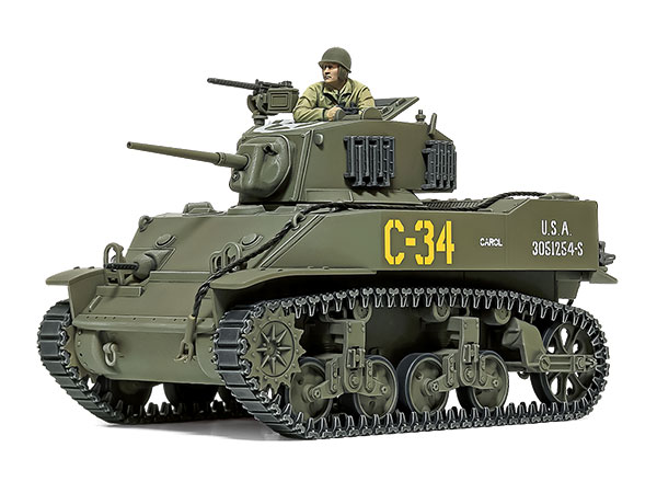 タミヤ 1/48 アメリカ軽戦車 M5A1 スチュアート | タミヤ