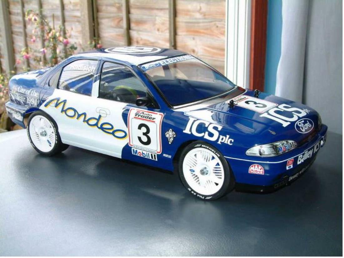 58143: Ford Mondeo from synchrocnc showroom, Mansell crashed one
