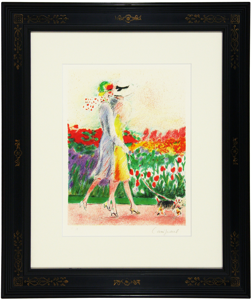 J. P. カシニョール 「犬の散歩 II」 Jean-Pierre Cassigneul