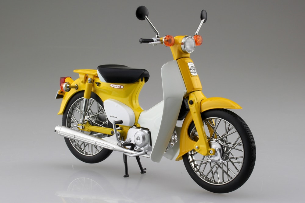 AOSHIMAから世界で最も売れたバイク「スーパーカブ」の1/12ダイ