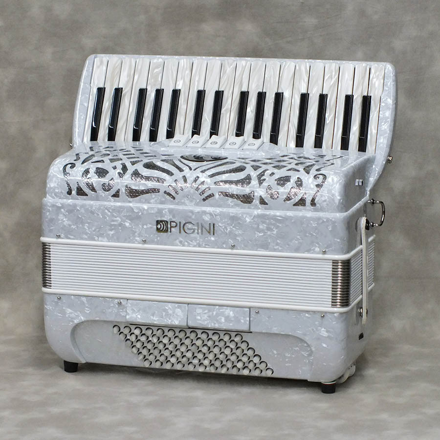 EXCELSIOR Model:308 [White] 【アコーディオン】 - 谷口楽器