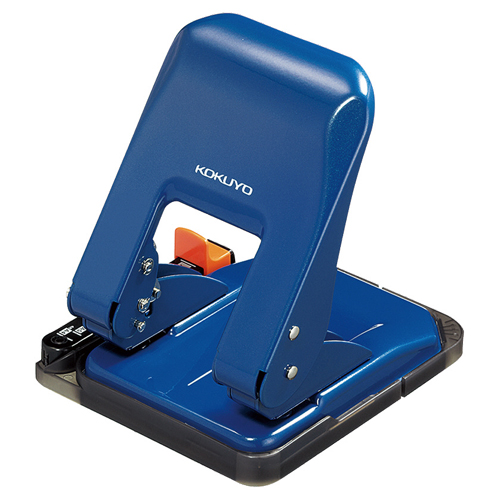たのめーる】コクヨ 2穴パンチ ラクアケ 37枚穿孔 青 PN-G37B 1台の通販