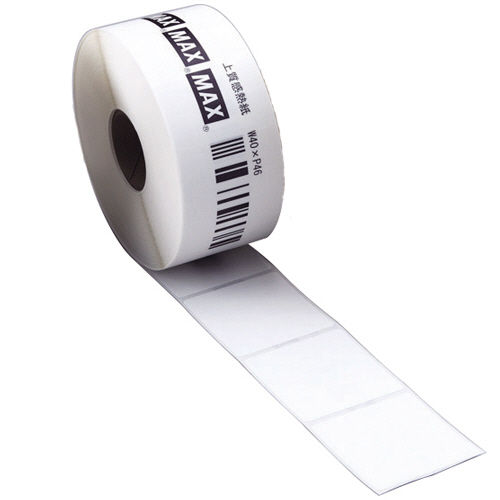 たのめーる】マックス 上質感熱紙ラベル 幅40×ピッチ46mm 840枚/巻 LP